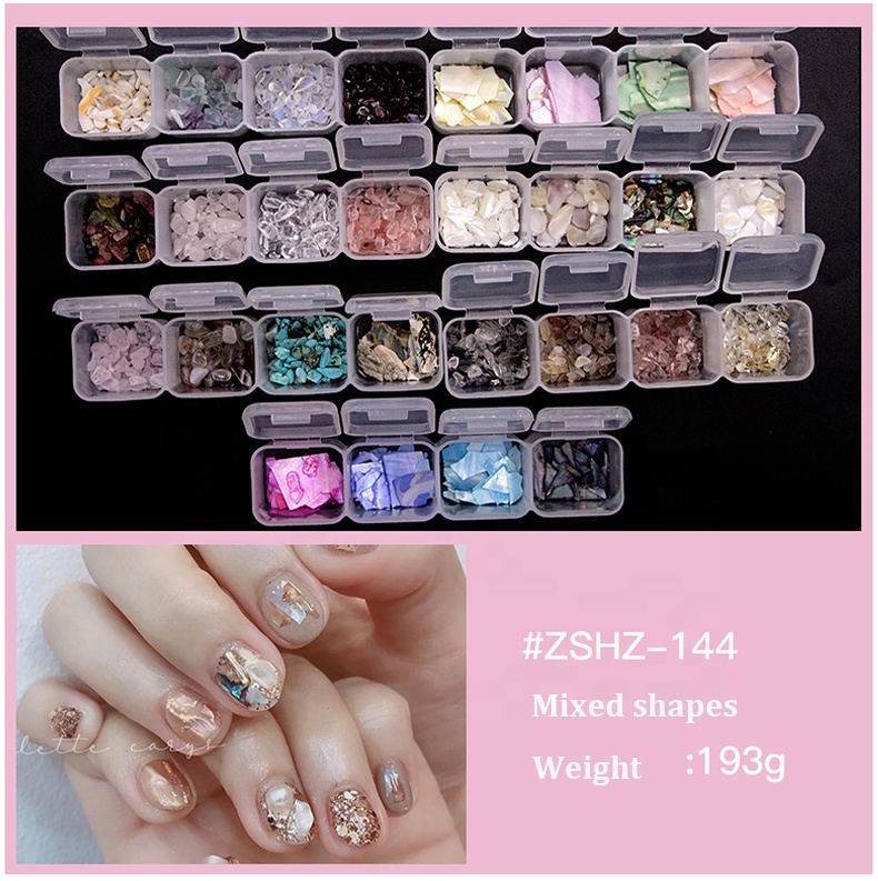 UNNA 3d Glitter Glass Rhinestones nail Decorations 